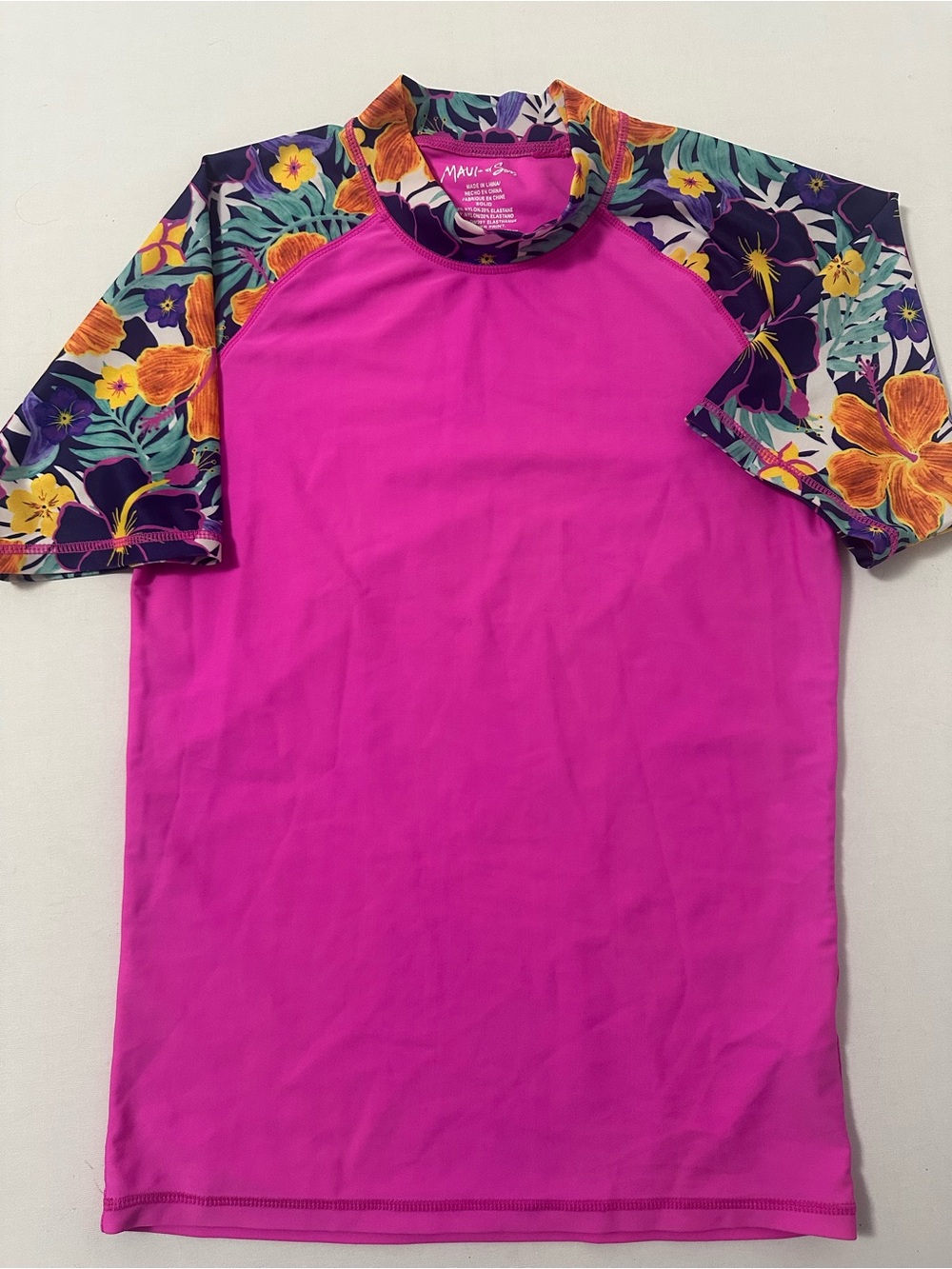 Women’s Floral Sleeve Rash Guard